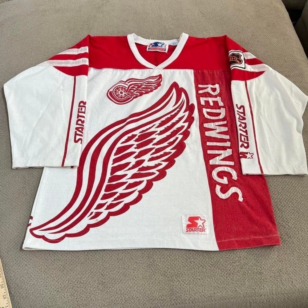 Vintage 1990s‎ Detroit red wings jersey Size XL